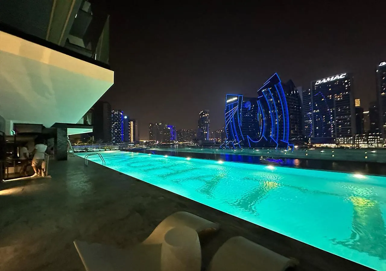 Waterfront apartment with Burj Khalifa views in Business Bay Dubai