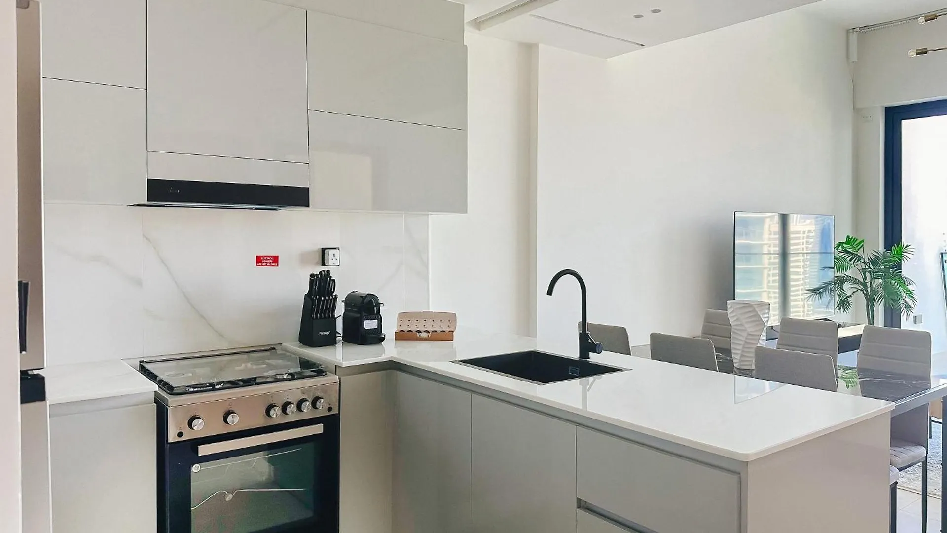 Waterfront apartment with Burj Khalifa views in Business Bay Dubai United Arab Emirates