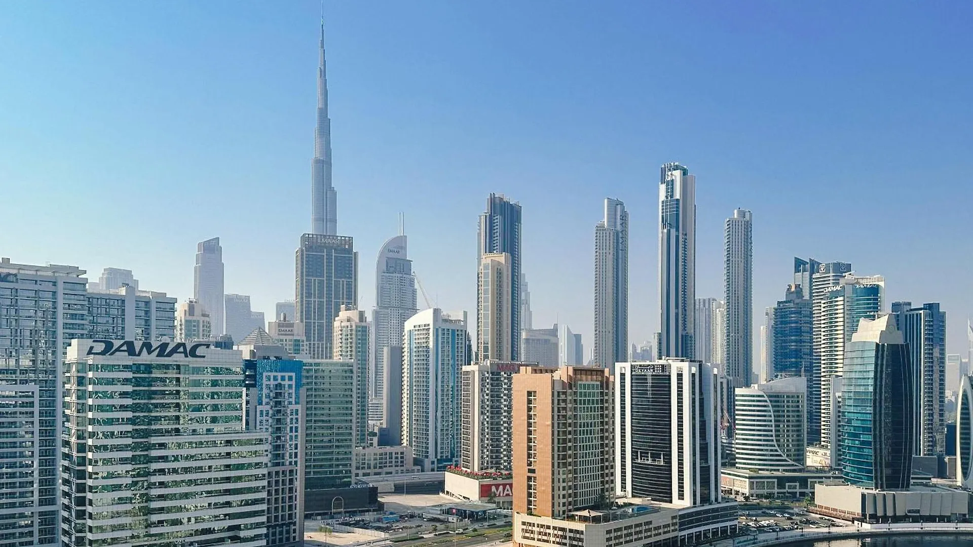 Waterfront apartment with Burj Khalifa views in Business Bay Dubai
